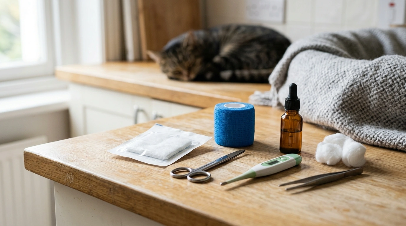 Pet First-Aid Cheat Sheet: Must-Haves for Dogs & Cats
